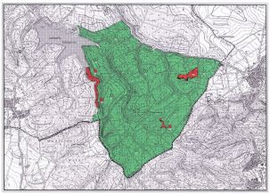 Übersichtskarte Landschaftsschutzgebiet Fürstenberger Wald